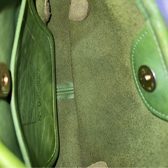 Vintage Coach Mini Ergo Satchel Handbag in Leaf Green | Style 9027 - Picture 3 of 11